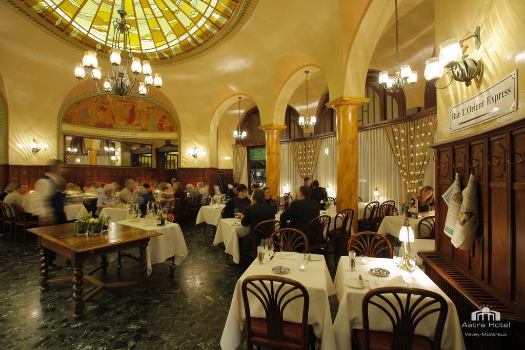 Astra Vevey Hotel & Restaurant Restaurant foto